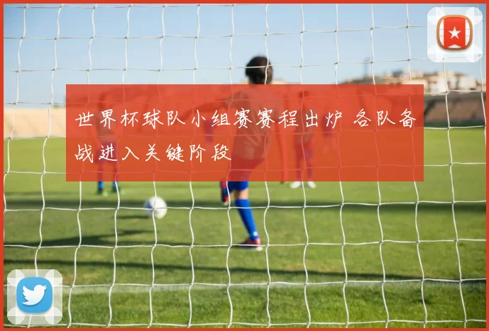 世界杯球队小组赛赛程出炉 各队备战进入关键阶段